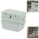 thumbnail image 4 of Caja de almacenamiento apilable de 4 piezas con tapa para accesorios de casa de Green_ABS Zulema contenedor de casa de muñecas, 4 of 8