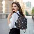 thumbnail image 6 of FORMRS Mini Backpack Purse for Women Travel Daypack Casual Shoulder Bag, Blue Stars Pattern, 6 of 7