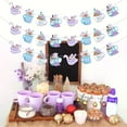 thumbnail image 4 of Hot Cocoa Bar Party Decorations 3Pcs Hot Cocoa Bar Banner Garland Blue Purple Hot Chocolate Bar Decor Hot Cocoa Party Decor For Winter Xmas Birthday Baby Its Cold Outside Baby Shower New Year, 4 of 6