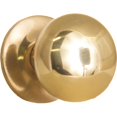 thumbnail image 1 of Anvil Mark 178533 Anvil Mark Cabinet Knob And Back Plate  1-1/4 In.  Polished Brass  5 Per Pack, 1 of 1