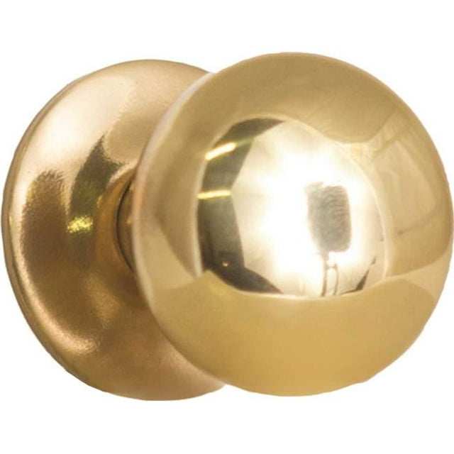 Anvil Mark 178533 Anvil Mark Cabinet Knob And Back Plate 1-1/4 In. Polished Brass 5 Per Pack