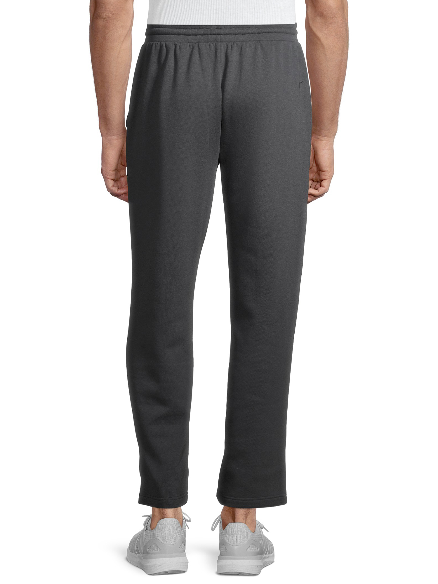 Athletic Works Men's Fleece Open Bottom Pants, up to Size 2XL - image 5 of 6