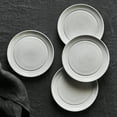 thumbnail image 2 of Staub Ceramic Dinnerware 4-pc 6-inch Appetizer Plate Set - White Truffle, 2 of 5