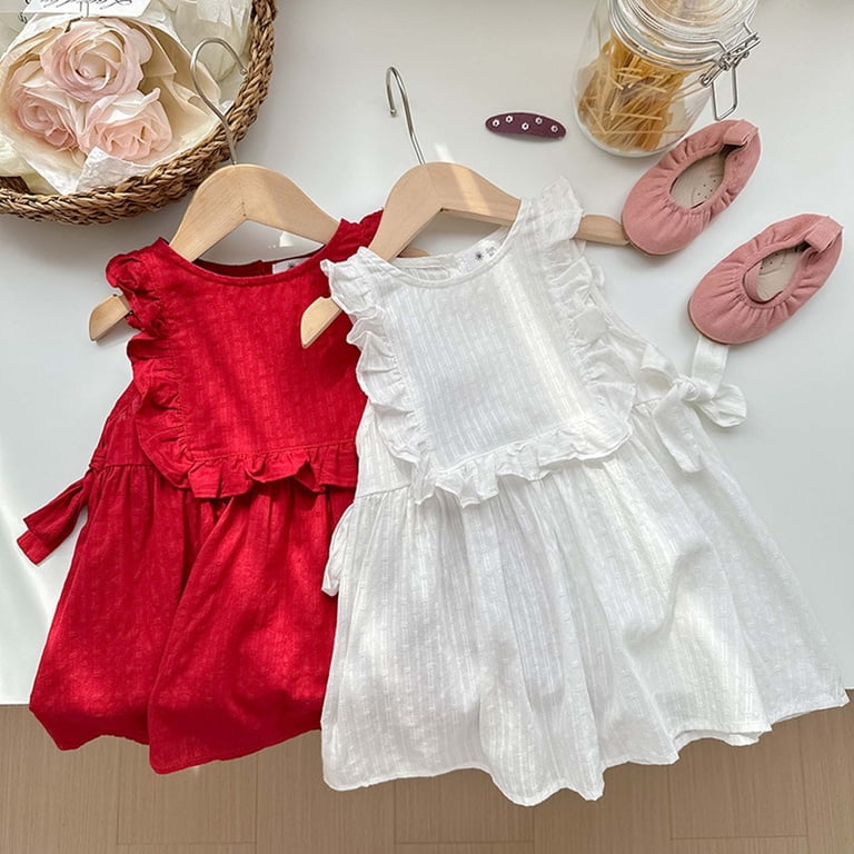 TYGHBN Summer Western Style Short Sleeved Small Floral Shawl Style Girls'  Dress Baby to Girls Holiday Dresses Dress for Girls Size 8 Holiday Sweater  for Kids Baby Girl Dresses 18 Month Christmas
