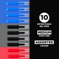 thumbnail image 2 of SAKURA Gelly Roll Retractable Gel Pens Colored - Classic Color Set - Medium Point Ink Pen for Journaling, Art, Calligraphy, or Drawing - Black, Blue & Red Ink - 10 Pack, 2 of 6