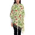 thumbnail image 3 of Sikiie Finger Lime Fruits Shawl Wraps Big Scarf Tassel Fall Winter Thick Scarf Warm Shawl Women Fall Gifts, 3 of 8
