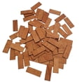 thumbnail image 1 of 100 piezas de suelo para casa de muñecas en miniatura, 4 x 1,5 cm, diseño antiguo liso. Color B, 1 of 9