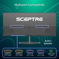 thumbnail image 4 of Sceptre New 34-inch IPS Gaming Monitor 3440 x 1440 up to 115Hz DP HDM Build-in Speakers, Machine Black 2026, 4 of 6