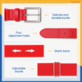 thumbnail image 5 of WHIPPY Baseball Belt for Youth Kids Adult Elastic Softball Belt Adjustable Stretch Baseball Belt, 5 of 7