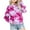Hot Pink, variant on EQWLJWE Girls Crew Neck Oversized Sweatshirt Kids Tie Dye Long Sleeve Spring Pullover Tops Blue for 7-8 Years