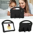 thumbnail image 3 of Case Compatible With Lenovo Tab M9 2023,Kids Friendly,With Handle and Contractible Kickstand,Lightweight Shockproof Anti-fall Rugged EVA Drop-proof Cute Cover Case,Black, 3 of 7
