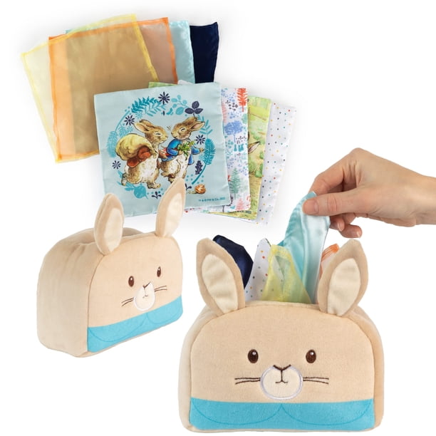 Caja de pañuelos Montessori Sensory Toy Kids Preferred Peter Rabbit