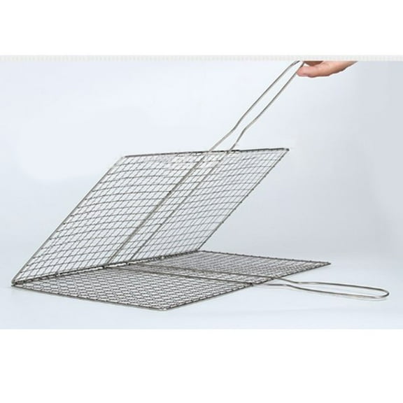 BAMILL Stainless Copper BBQ Fish Grilling Basket Grill BBQ Net Meat Vegetable