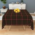 thumbnail image 7 of Tchckioa Christmas Square Tablecloth,Waterproof Table Cloth for Kitchen,54x54 Inch,Black Red Grid, 7 of 7