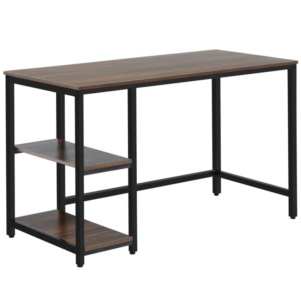 Demi Bonn 47" Computer Desk Office Study Table Workstation Home with Adjustable Shelf, Coffee