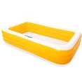 thumbnail image 1 of 120" X 72" X 22" Inflable Naranja Transparente Piscina Centro para Bebés. Tamaño gigante p Sloosh Sloosh, 1 of 2