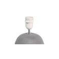 thumbnail image 4 of Round Concrete Table Lamp - Modern Gray Base & Black Shade - Stylish Home Accent Lighting, 4 of 6