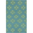 thumbnail image 2 of Hauteloom Poestenkill Wool Living Room, Bedroom Area Rug - Contemporary - Teal, Green, Ice Blue - 2' x 3', 2 of 6