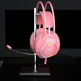 thumbnail image 4 of Auriculares para juegos con cable G70 con micrófono Almohadillas para los oídos de espuma viscoelástica Auriculares con cancelación de ruido USB Soledad  Auriculares para juegos con cable, 4 of 8