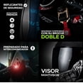 thumbnail image 4 of Casco Integral Black Pearl Bandit Negro Plata Mate Dot Ece Talla L, 4 of 6