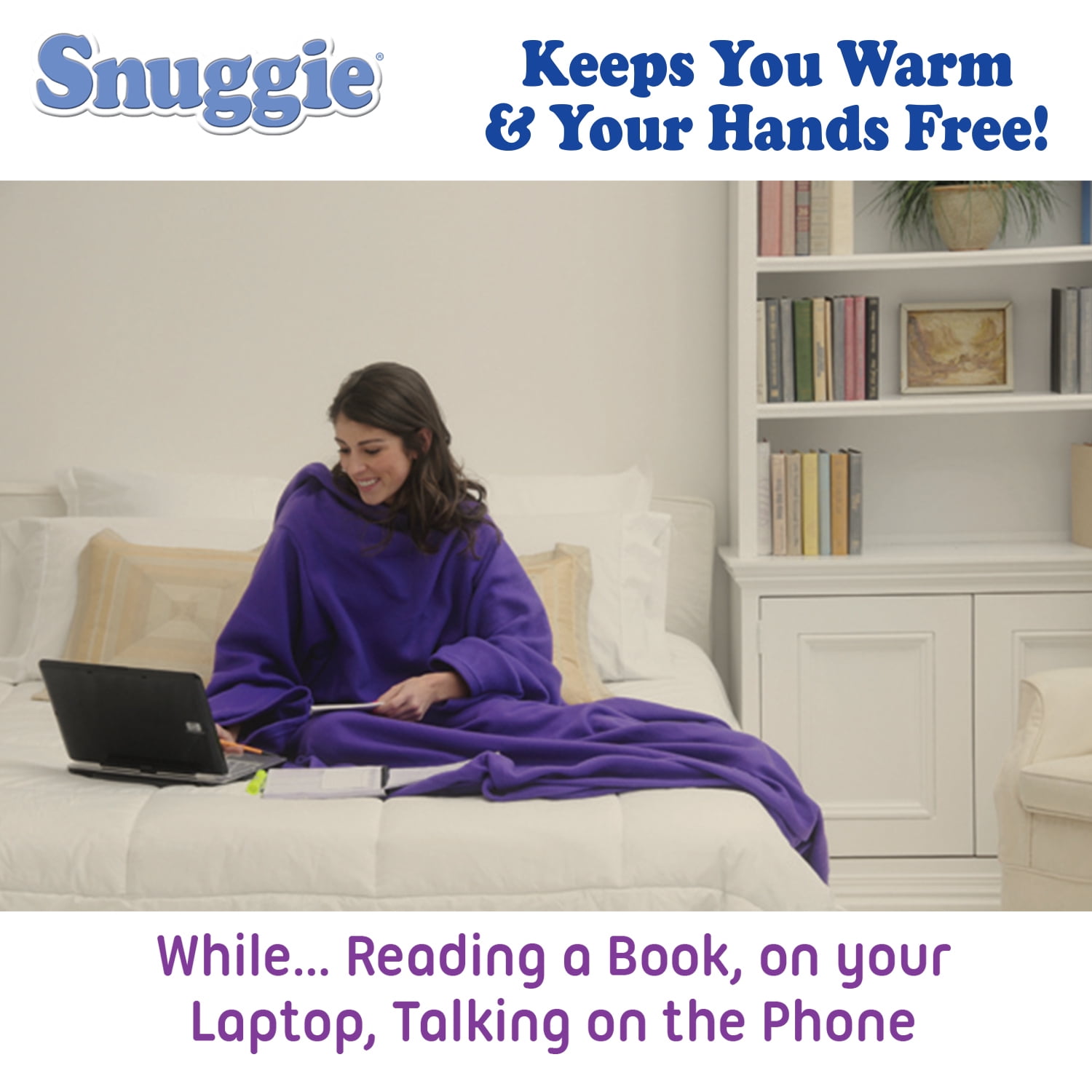 Purple snuggie sale