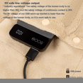 thumbnail image 2 of Usb Rechargeable Electric Heating Pad Heated Throw Blanket Shawl Full Body Flannel Fast-heating For Outdoors Stadium, 2 of 5