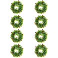 thumbnail image 6 of BERTDOMD 8 pcs Christmas Decoration Artificial Garland of Flowers Garden Pendant Green, 6 of 6