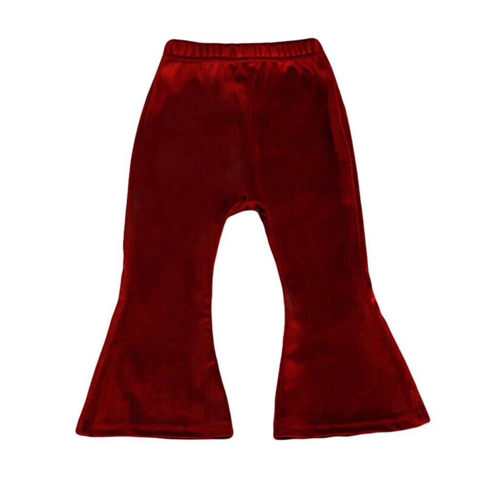 girls velvet pants