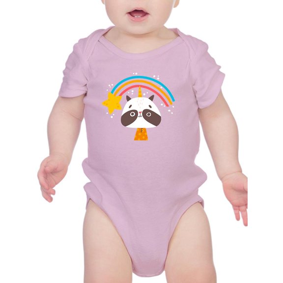 Raccoon Rainbow Bodysuit Infant -Image by Shutterstock,  12 Months