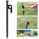 thumbnail image 5 of Paquete de 4 estacas de playa para exteriores, 20 cm de largo, ideales para viajes y campamentos, estacas de acero resistentes para carpas, 5 of 8
