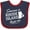 Navy and Red, variant on Inktastic Someone in Rhode Island Loves Me Boys or Girls Baby Bib