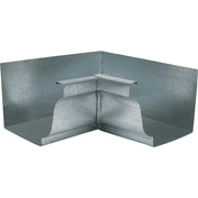 NorWesco 4 In. Galvanized Gutter Inside Corner OG4IMG