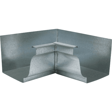 NorWesco 4 In. Galvanized Gutter Inside Corner OG4IMG