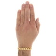thumbnail image 7 of Genuine 14K Yellow Gold 9.50mm Solid Plain Curb Cuban Link Bracelet 8 Inch, 7 of 7