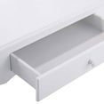 thumbnail image 5 of Topbuy 3 Drawers Old-fashioned Vanity Mirror Makeup Dressing Table Set White, 5 of 10