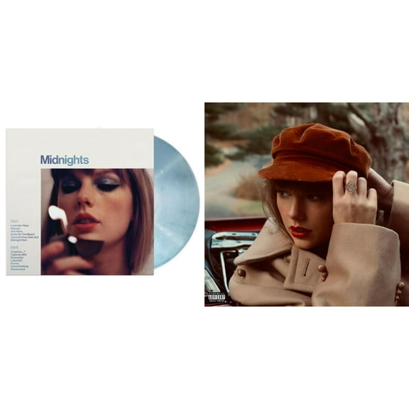 Red (Taylor's Version) (4LP) & Midnights (X) (Moonstone Blue LP Vinyl)