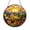 Acrylic 3.5 Inch, variant on Scenic Village Sunset Faux Stained Glass Window Decor2001