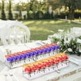 thumbnail image 3 of Acrylic Vase for Flowers, Long Rectangular Multi Holes Clear Acrylic Flower Centerpiece Acrylic Floral Box for Dining Table Wedding Rectangular Vase[30cm], 3 of 9