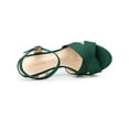 thumbnail image 4 of BLISSFUL STEP Sandales Slingback à Plateforme à Talon Épais à Bride pour Femmes, 4 of 7