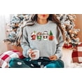 thumbnail image 2 of Sudadera de cuello redondo para mujer, ropa de invierno, estilo Retro, divertido, a la moda, para vacaciones de Navidad, 2 of 4