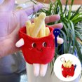thumbnail image 2 of Set De Juguetes De Peluche Con Perritos Calientes, Hamburguesas Y Patatas Fritas. Decoración Para Bodas Y Cumpleaños. Premios Para Máquinas. Llavero Para Niños Y Niñas., 2 of 5