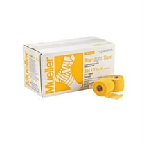 Mueller Tear-Light Elastic Athletic Stretch Tape: 2 in. x 7-1/2 yds. (Gold) 4-rolls