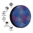 thumbnail image 4 of Sikiie Ireworks In The Night Sky PVC Leather Spare Tire Wheel Cover Spare Tire Cover, for Car Truck SUV Camper Trailer Universal Fit(14-17in)-15 inch, 4 of 6