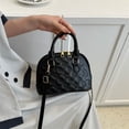 thumbnail image 2 of Bolso de mano para mujer, Bolso de mano de cuero PU, Bolso de mano elegante Simple, bandolera (negro), 2 of 6