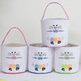 thumbnail image 1 of Cheers US 2022 Easter Bunny Basket Bags Large Easter Canvas Tote Bags Bunny Ears Bags Spring Egg Hunts Bags for Easter Kids Eggs Candy Hunting Carrying Daily Usage, 1 of 2