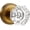Antique Brass-Passage, variant on Antique Brass Door Knobs Crystal Door Knob Dummy Door Knobs Glass Interior Dummy Handle Single Sided Decorative 1 Pack