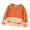 Orange, variant on Kiijoy Toddler Girls Pullover Sweatshirt Winter Warm Crewneck Sweatshirt, Sizes 3-4