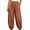 #08 Red 【Mix & Match: Stock Up on Your Favorite Colors】, variant on Women's Polyester High Waist Loose Jogger Pants, Breathable Cuffed Ankle Side Pocket Trousers, Relaxed Loungewear Bottoms for Travel Daily Errands | TruHer,Army Green L