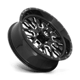 thumbnail image 2 of Fuel UTV Aluminum Rim D611 STROKE 20X7in Gloss Black Milled Finish, D6112070A544, 2 of 3