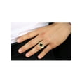 thumbnail image 3 of 1/2 Carat T.W. Black Diamond 14k Gold Over Silver Men's Ring, 3 of 4